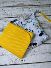 Load image into Gallery viewer, travel diaper bag with key FOB and changing pad.