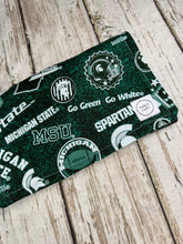 Load image into Gallery viewer, Baby Shower Gift Set / Bib Burp Cloth / Michigan State Spartans
