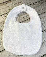 Load image into Gallery viewer, Baby Shower Gift Bib Set / Set of 2 Bibs / Baby Girl Bib Set / Pink White Floral Little One / Blush Meadow