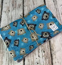 Load image into Gallery viewer, Baby Shower Gift Set / Baby Boy Burp Cloth Set / Bear Burp Cloth / Woodland Animal Burp Cloth