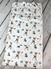 Load image into Gallery viewer, Baby Bib Burp Cloth Set Disney Bambi / Neutral Baby Bib Burp Cloth / Baby Shower Gift