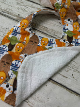 Load image into Gallery viewer, Star Wars print bib for baby
