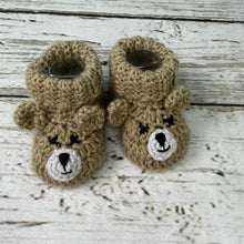 Load image into Gallery viewer, Bear Baby Booties / Baby Shoes
