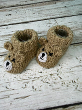 Load image into Gallery viewer, Bear Baby Booties / Baby Shoes
