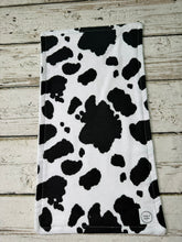 Load image into Gallery viewer, Cow print burp cloth
