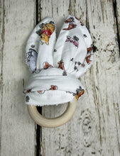 Load image into Gallery viewer, Baby Teether Rattle / Teething Ring / Disney / Pooh / Princess
