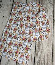 Load image into Gallery viewer, Baby Bib Burp Cloth Set Winnie Pooh / Neutral Baby Bib Burp Cloth / Baby Shower Gift / Pooh bear (Copy)
