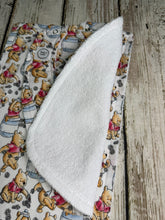 Load image into Gallery viewer, Baby Bib Burp Cloth Set Winnie Pooh / Neutral Baby Bib Burp Cloth / Baby Shower Gift / Pooh bear (Copy)
