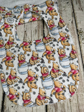 Load image into Gallery viewer, Baby Bib Burp Cloth Set Winnie Pooh / Neutral Baby Bib Burp Cloth / Baby Shower Gift / Pooh bear (Copy)
