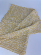 Load image into Gallery viewer, Baby Swaddle Blanket Yellow/ Neutral Baby Swaddle Blanket / Muslin Guaze Baby Blanket / Baby Shower Gift / Yellow Swaddle
