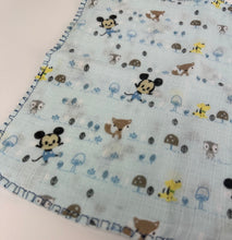 Load image into Gallery viewer, Luxurious Baby Washcloths Muslin Gauze Set of 3 Mickey Mouse / Baby Boy Gift
