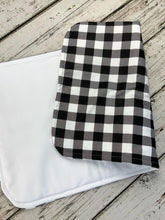 Load image into Gallery viewer, Diaper Clutch Changing Pad Pouch / Fox Diaper Bag / Small Travel Diaper Bag / Baby Shower Gift / Baby Boy Gift
