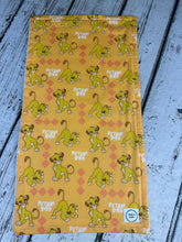 Load image into Gallery viewer, Baby Bib Burp Cloth Set Disney Lion King / Neutral Baby Bib Burp Cloth /  Disney Baby / Lion King Gift Set / Baby Shower Gift
