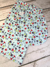 Load image into Gallery viewer, Baby Shower Gift Set / Burp Cloth Bib Set / Baby Girl Gift / Pink Blue Floral

