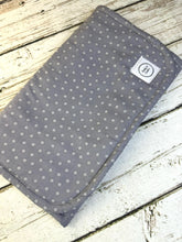 Load image into Gallery viewer, Diaper Clutch Changing Pad Pouch / Elephant Diaper Bag / Small Travel Diaper Bag / Baby Shower Gift / Baby Boy Gift
