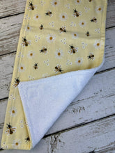 Load image into Gallery viewer, Baby Shower Gift Set / Baby Girl Burp Cloth Set / Bumble Bee Baby Burp Cloth / Boho Baby
