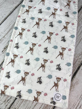 Load image into Gallery viewer, Baby Bib Burp Cloth Set Disney Bambi / Neutral Baby Bib Burp Cloth / Baby Shower Gift
