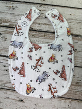 Load image into Gallery viewer, Baby Bib Burp Cloth Set Winnie Pooh / Neutral Baby Bib Burp Cloth / Baby Shower Gift / Pooh bear blanket
